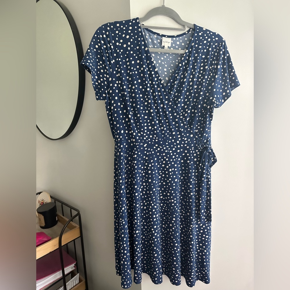 Women’s Navy Wrap Dress